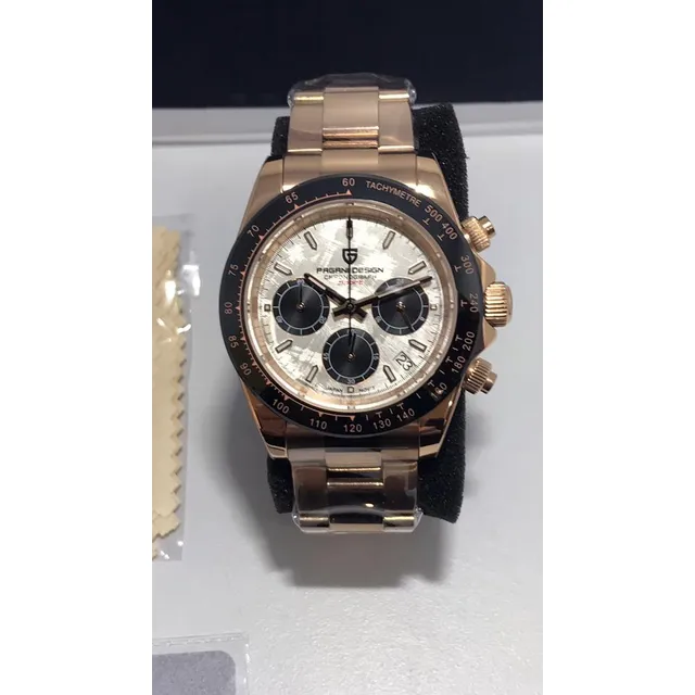 Reloj Pagani Design Daytona Meteorite Rose Gold