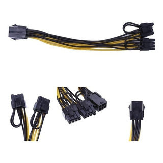 Cable Adaptador Pcie De 6 Pines A 8 Pines (6+2) Splitter Cable Adaptador Pcie De 6 Pines A 8 Pines (6+2) Splitter