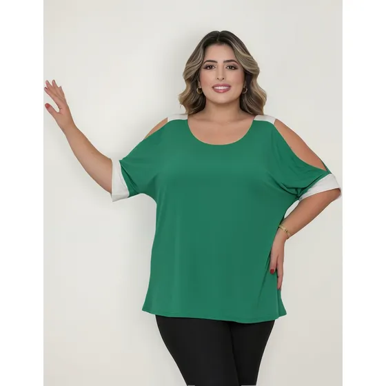 Camisa Feminina Plus Size Gg A G5 Blusinha Soltinha Charmosa