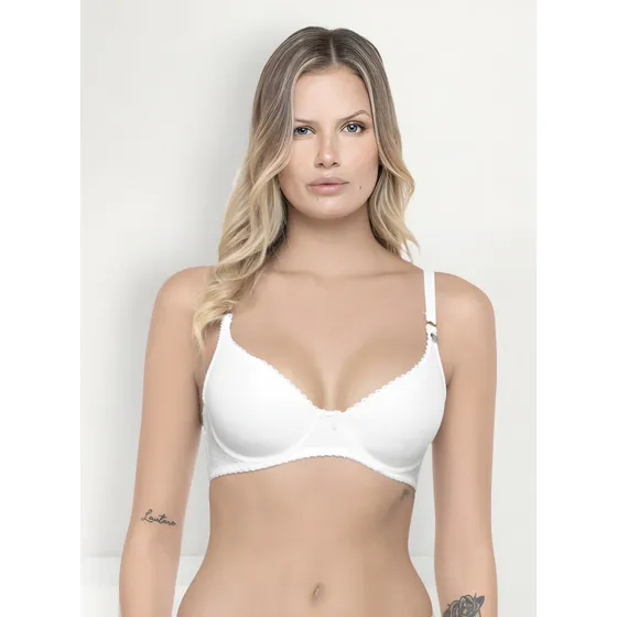 Corpiño Con Base Taza Soft Talles Grandes Promesse Art 76778
