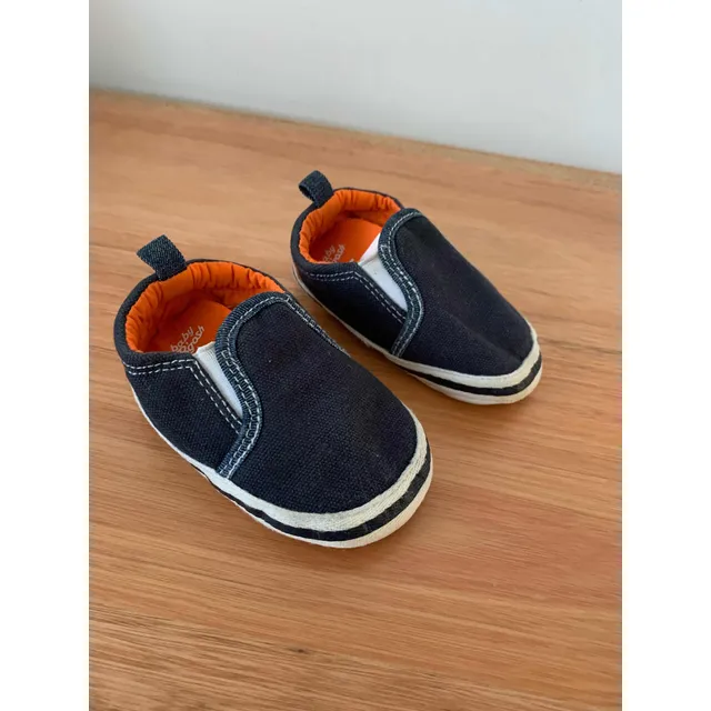 Zapatos Suela De Tela Osh Kosh Talle 3 Con Elástico