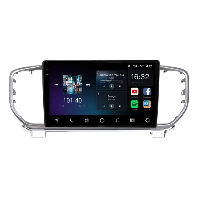  Multimidia Aikon Core Red Kia Sportage 2020 A 2022 64gb 9' 