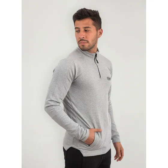 Polera Deportiva Slim Fit Para Hombre | Bolsillos C/ Cierres
