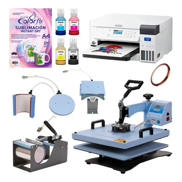 Estampadora sublimadora manual 5 en 1 c/ F170 220V