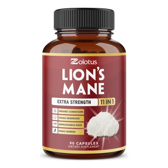 Melena De León 5050 Mg X 90 Cápsulas Rinde 3 Meses Zolotus