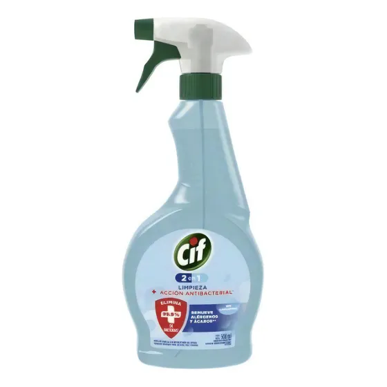Limpiador Cif 2 en 1 Acción Antibacterial con gatillo