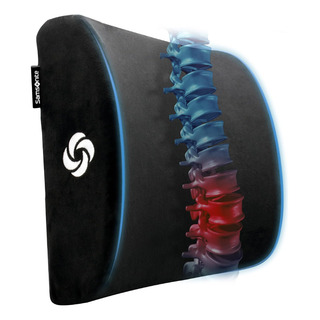 Samsonite, Premium Plush Lumbar Support Pillow For Chair ... Samsonite, Premium Plush Lumbar Support Pillow For Chair ...