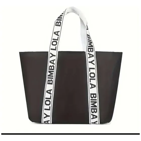 Cartera Tote Bimba Y Lola Con Asa Blanca