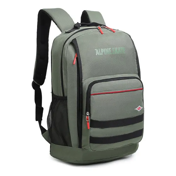 Mochila Urbana Colegio Facultad Escolar Trabajo 27949 Color Verde Diseño De La Tela Lisa
