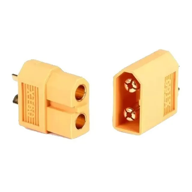 Conector Hembra-macho Xt60 Amarillo 1 Par