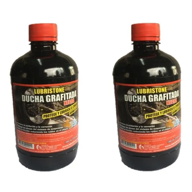 Ducha Grafitada Lubristone Negra X 2uni. De 1000cm3