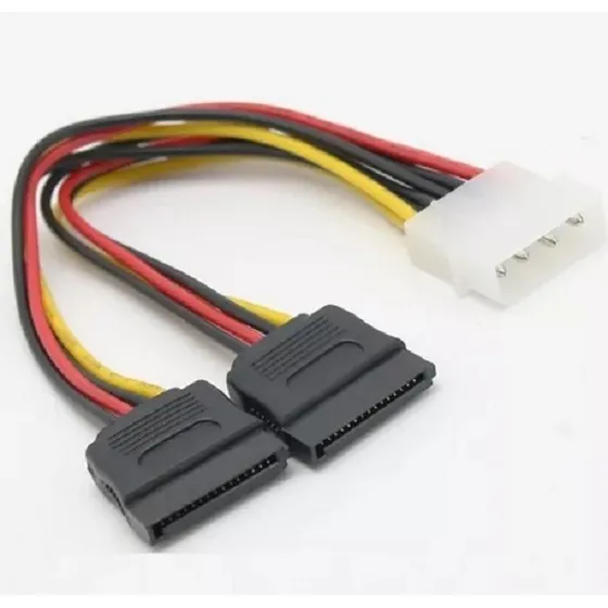 Cable Poder Ide Doble Sata Molex (ssd/disco Duro/cd-rom)