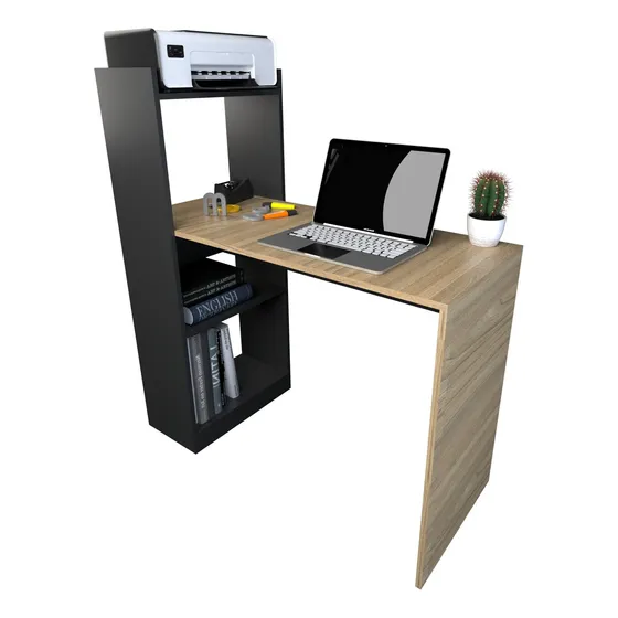 Escritorio repisa Olmo Negro Home Collection
