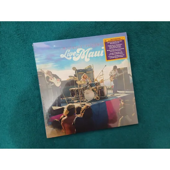 Lp Triplo Jimi Hendrix Live In Maui + Blu-ray + Booklet Estandar