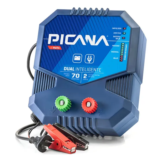 Electrificador Boyero Picana Dual 70km 12v 220v Serie N