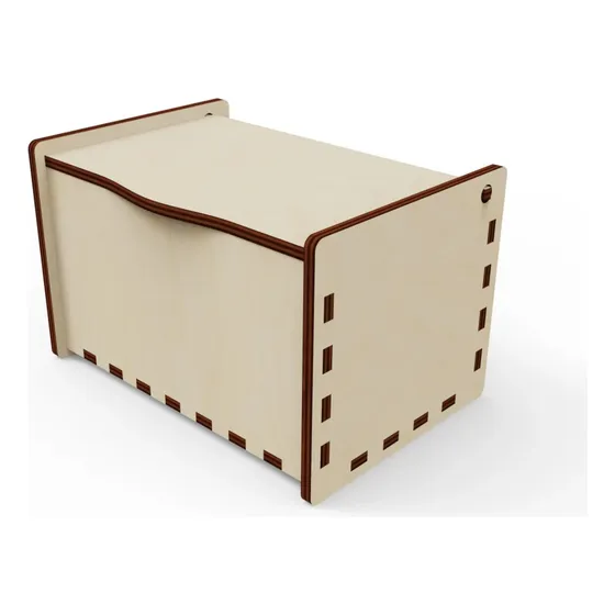 Caja En Madera Con Tapa Simple Regalo Sorpresa Valentin