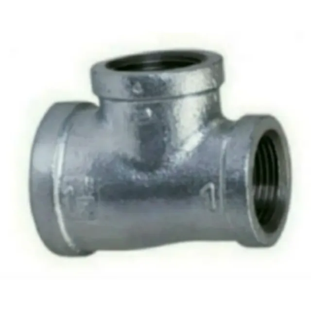 Tee Reducida 1.1/2x1 Galvanizada 1-1/2x1 Reductora Caracas.
