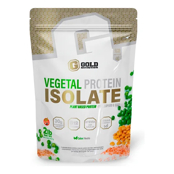 Vegetal Protein Isolate 2 Lbs Gold Nutrition Proteina Vegana