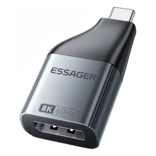 Adaptador Usb Tipo C A Displayport 8k 60hz/ 4k 120hz Essager