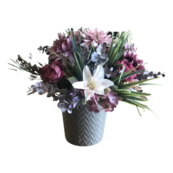 Ramo De Flores Sintéticas Lemich Variedad 15 Cm