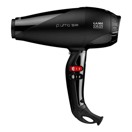 Secador de pelo GA.MA ItalySalon Exclusive Pluma 5500 Oxy Active negro 220V
