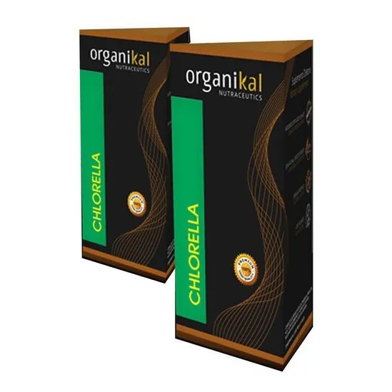 Pack X3 Chlorella Antioxidante (vit B12) Capsula Organikal