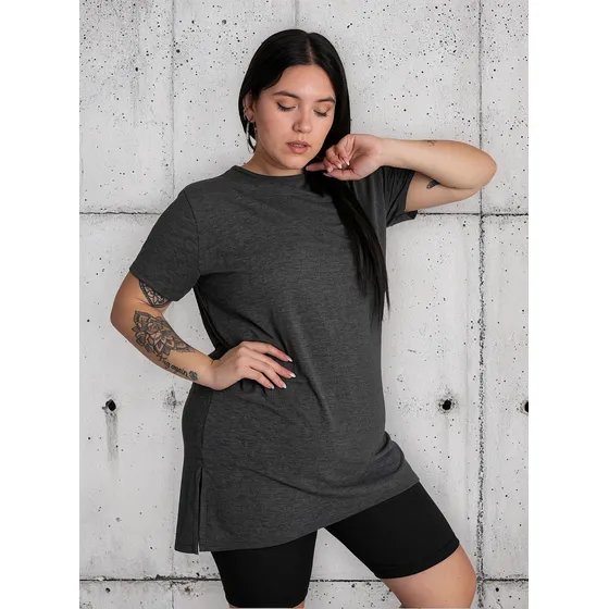 Vestido Onyx Remeron Modal Con Aberturas Mujer Talle Grande
