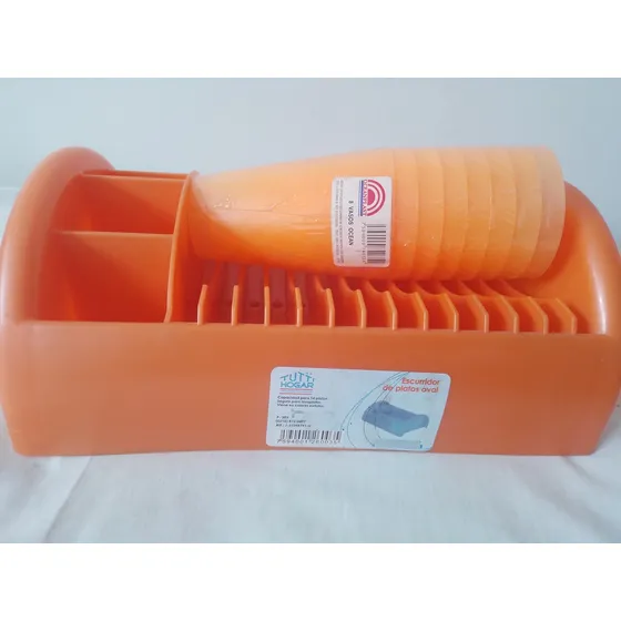 Pack : Escurridor De Cubiertos Y Vasos
