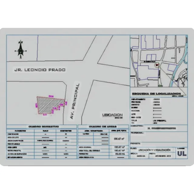 Plano De Ubicación Y/o Localización Firmado X Ing. Civil Col