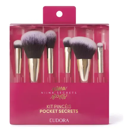 Eudora Niina Secrets Kit Minipincéis Pocket Secrets (6 Itens Não Se Aplica