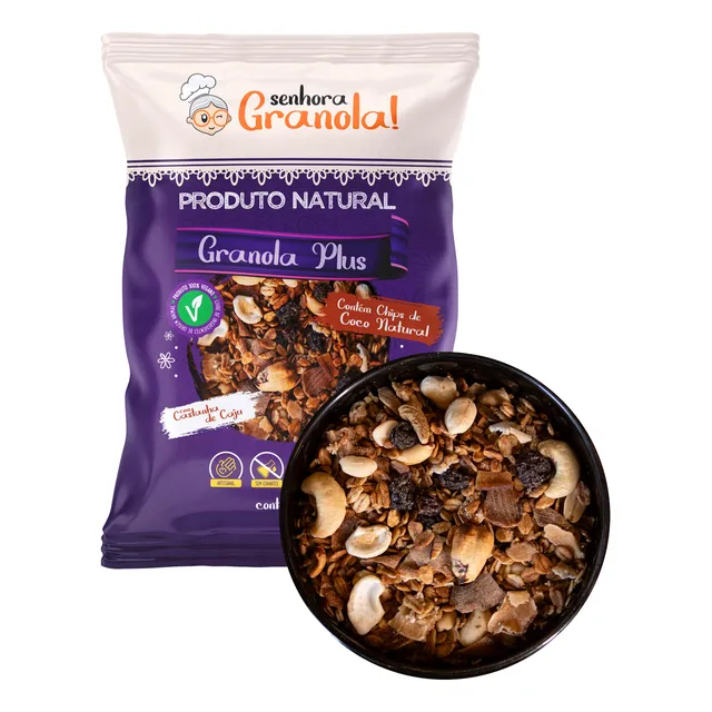 Granola Cereais Frutas E Castanhas Kit 2kg