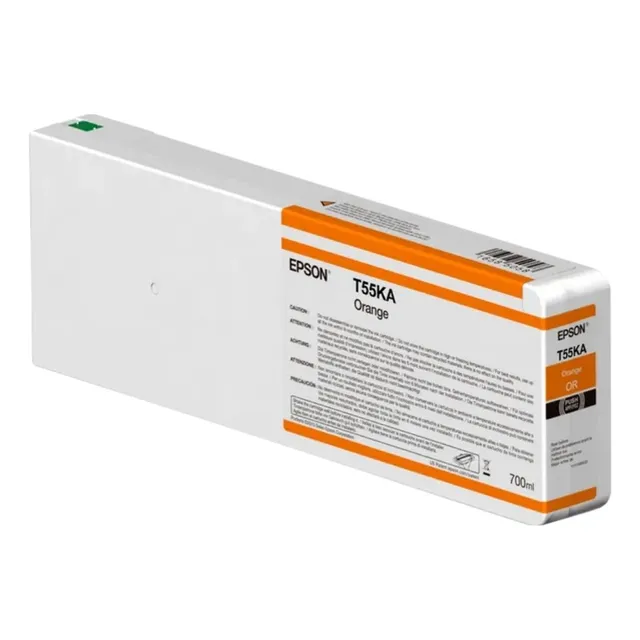 Cartucho De Tinta Epson T55ka Color Naranja De 700 Ml