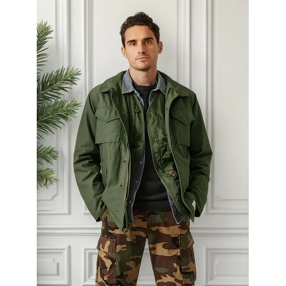 Campera Alpha Industries M-65 Mod Field Olive ( M)
