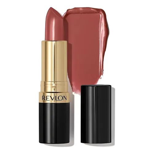 Lápiz labial Revlon Super Lustrous 130 Rose Velvet color nude