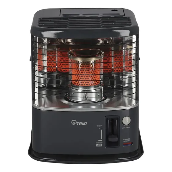 Estufa Tenki Parafina Mecha 2,1 Kw Tk-245 Negro