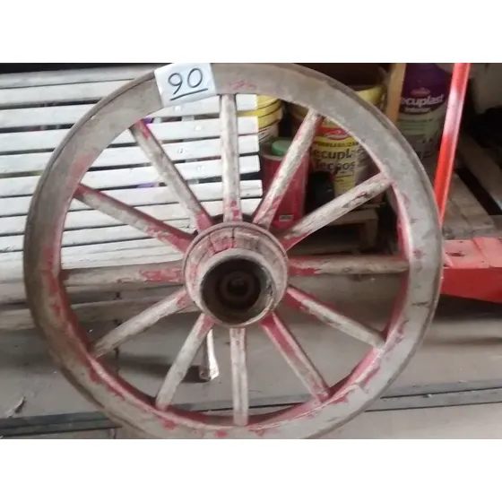 Ruedas De Madera De 90 Cm