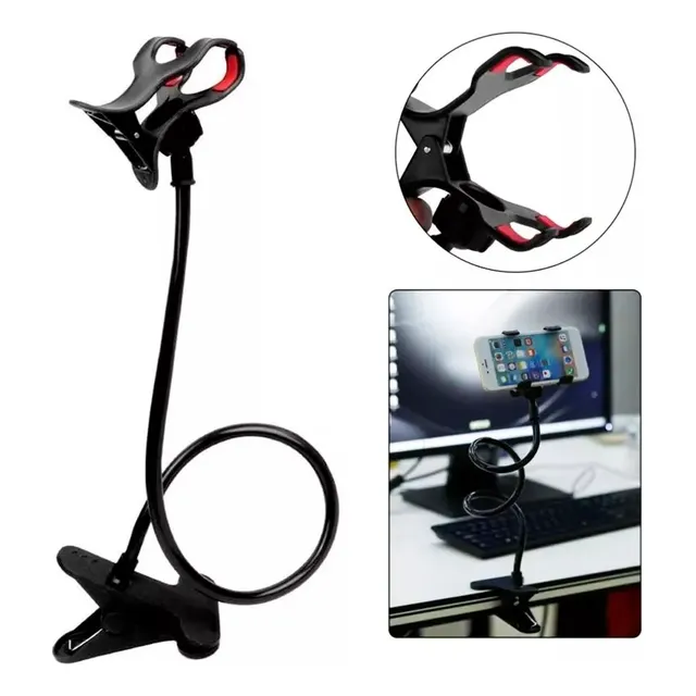 Soporte Celular Tablet Escritorio Mesa Brazo Flexible Pinza