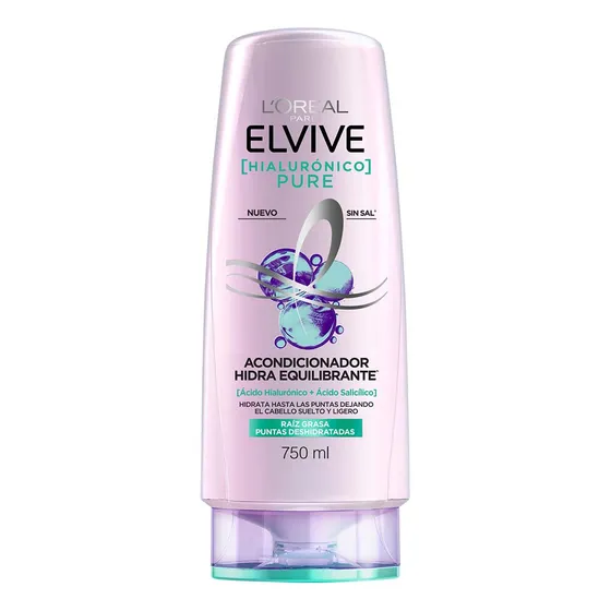 Acondicionador Elvive Hialurónico Pure X 750 Ml