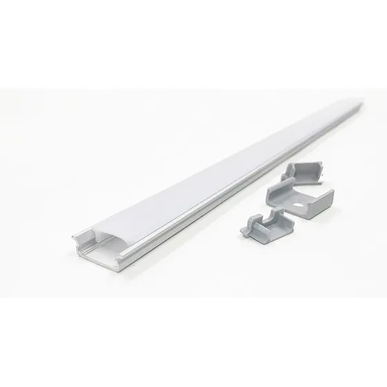 Perfil Aluminio Con Difusor Aplicar 2 Metros P01 Gsg