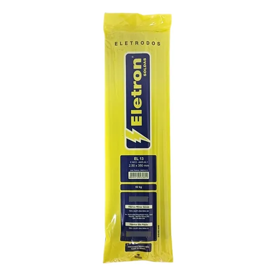 Eletrodo Solda Eletron E6013 Aws A5.1 2.50mm 10kg