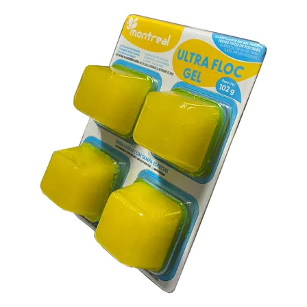 Pastilha Super Clarificante Para Piscina Ultra Floc Montreal C/ 4un