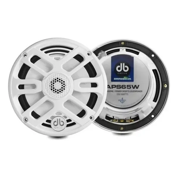 Par De Bocinas Marinas De 6.5 PLG Db Drive Aps6.5 250w / 90w Color Blanco