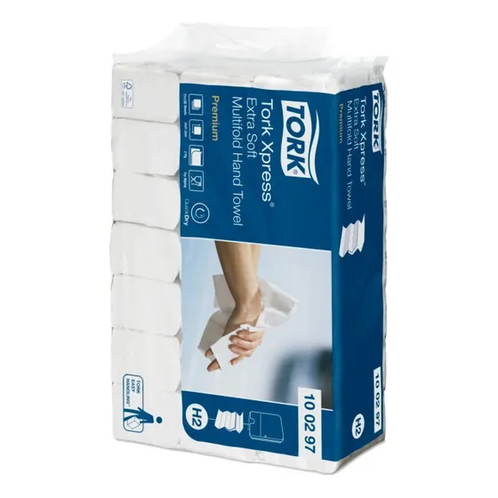 Toalla Interdoblada Tork Xpress Premium Paquete Con 21/100 Blanco