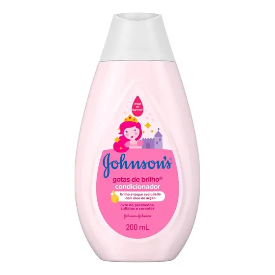 Condicionador Gotas de Brilho Johnson's Baby 200ml