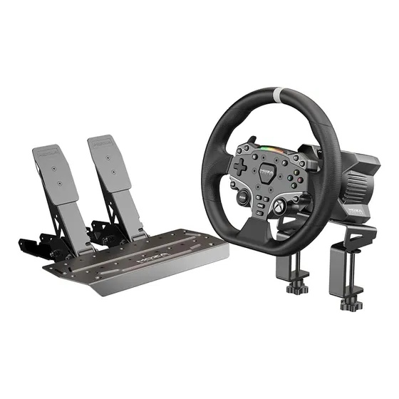 Kit Sim Racing Moza R3 Volante + Pedales 3.9nm Motor Servo Color
