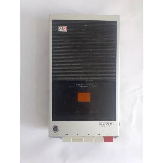Grabadora De Casettes Portátil Sony Tc-110 Vintage