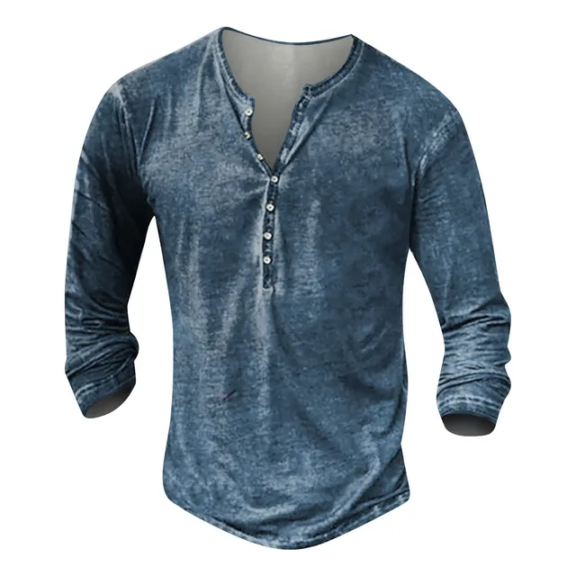 Camisa Manga Larga Para Hombre Golf Negra Entrenamiento