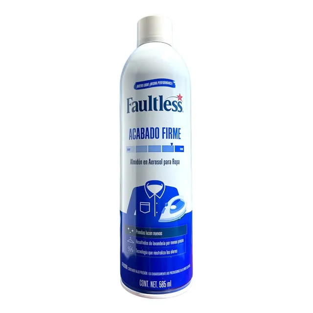 Almidón En Aerosol Faultless Acabado Firme 585ml
