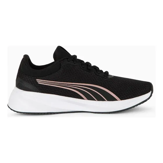 Zapatillas Puma Negro Y Blanco Flyer Lite 3 Evo Wns