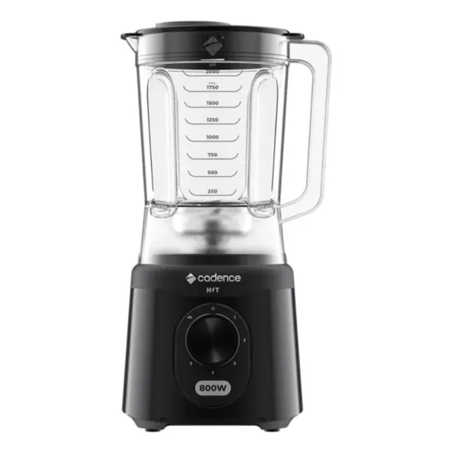 Liquidificador Cadence 2,5l 800w De Potência 5 Velocidades